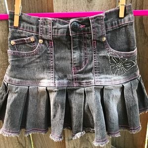 Girls Sz 8-10 Denim skort